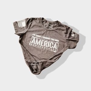 Grunt Style Graphic T-Shirt, Large, Gray